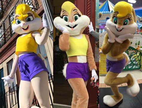Lola rabbit costume for mascot